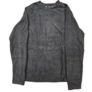 Men Thermal Shirt Winter Warm Base Layer Ultra Soft Moisture Wicking, Charcoal